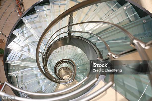 Staircase Stock Photo - Download Image Now - Glass - Material, Staircase, Steps