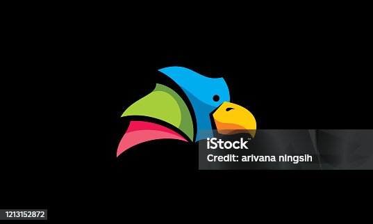 istock bird color head icon vector 1213152872