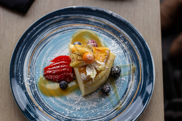 istock Beautifully designed sweet dessert in the restaurant 1213154603