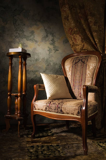 istock Luxurious vintage interior with armchair 121315769