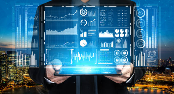 istock Big Data Technology for Business Finance Concept. 1213159713