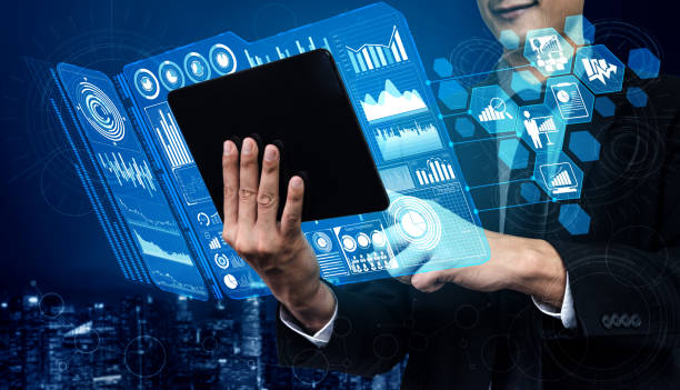 istock Big Data Technology for Business Finance Concept. 1213159937