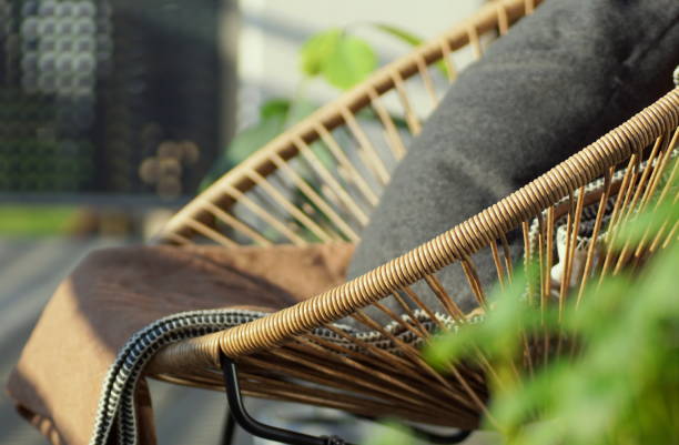 istock decorative mexican style seat on a sunny morning on a balcony 1213172169