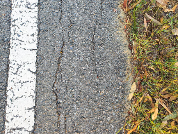 istock The edge of the road 1213178522