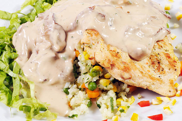 istock Grilled chicken with soya sauce 121318305