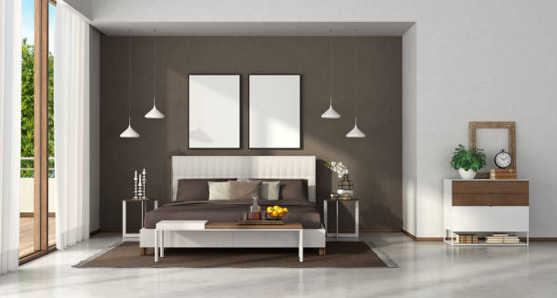 istock White and brown modern master bedroom 1213186216