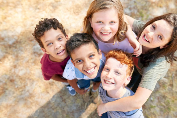 istock Group of crazy friends 1213188230