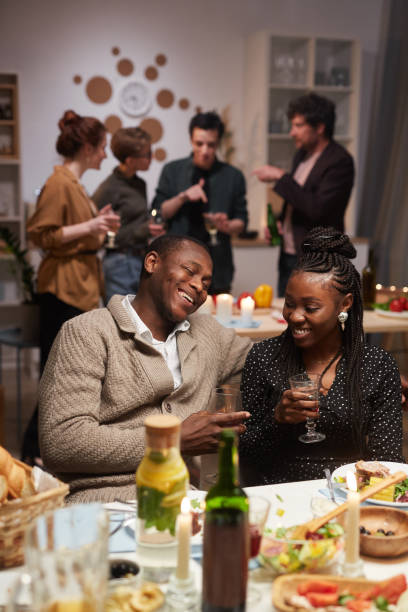 istock African couple at the party 1213192531