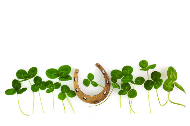 istock Clover isolated on white background, great design for any purposes. Saint patrick day. 1213194850