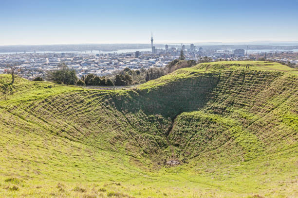istock Volcanic Crater at Mount Eden, Auckland 1213199929