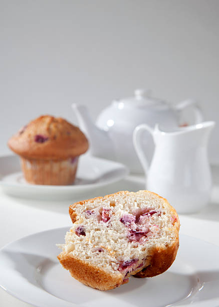istock Cranberry Muffin and tea 121320284