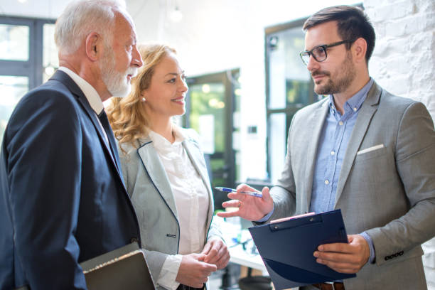 istock Business partners on a meeting in office 1213207877