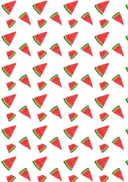 Vector illustration of Watermelon Pattern