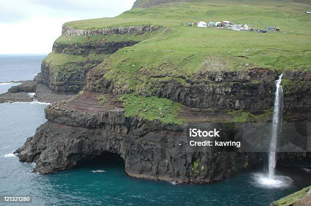 Village On The Edge Stock Photo - Download Image Now - At The Edge Of, Atlantic Ocean, Cliff