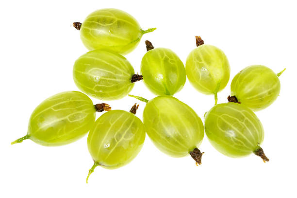 istock Ripe Fresh Gooseberries Isolated On White 121322166