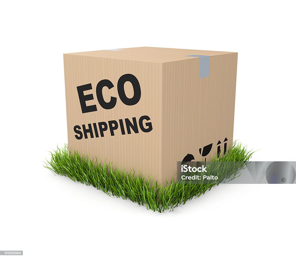 Eco de envío - Foto de stock de Caja libre de derechos