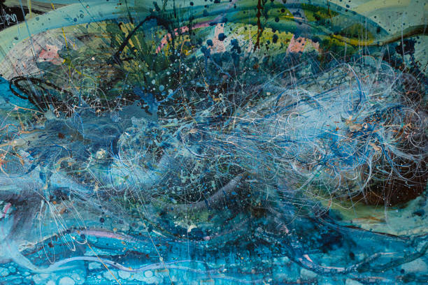 istock Cosmos abstract oil on canvas background 1213226758