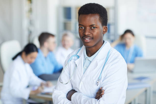 istock Young African-American Doctor Smiling 1213228129