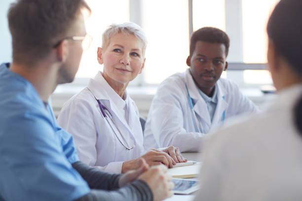 istock Doctors Meeting in Conference Room 1213228211