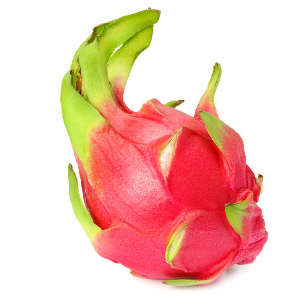 istock Ripe Dragon fruit isolated on white background. Pitaya or Pitahaya 1213232355
