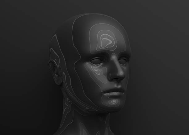 istock Abstract 3D Render of Human Head 1213235803