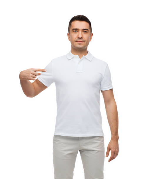 istock smiling man in t-shirt pointing finger on himself 1213235887