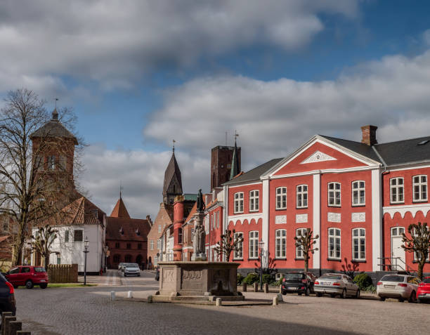 istock St Catharinae square in Ribe, Esbjerg Denmark 1213245875