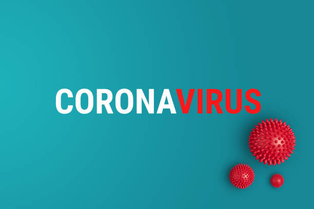 istock Abstract banner coronavirus strain model from Wuhan, China 1213250221