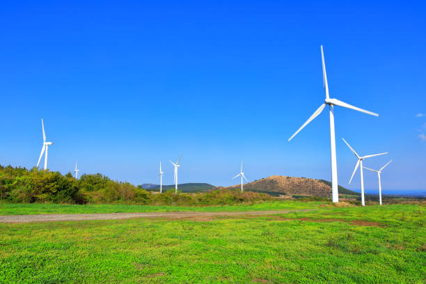 istock wind turbines, clean energy, rural areas, meadows, fields, 1213250888