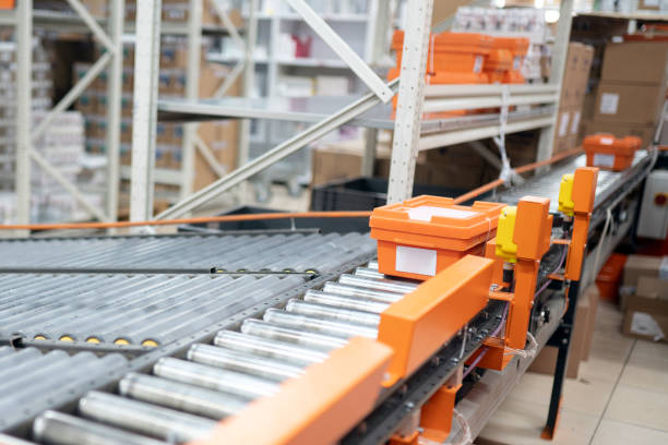 istock Warehouse interior at sunset, Medicine 1213254346