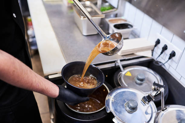 istock The process of making Japanese traditional soup ramen. 1213259468
