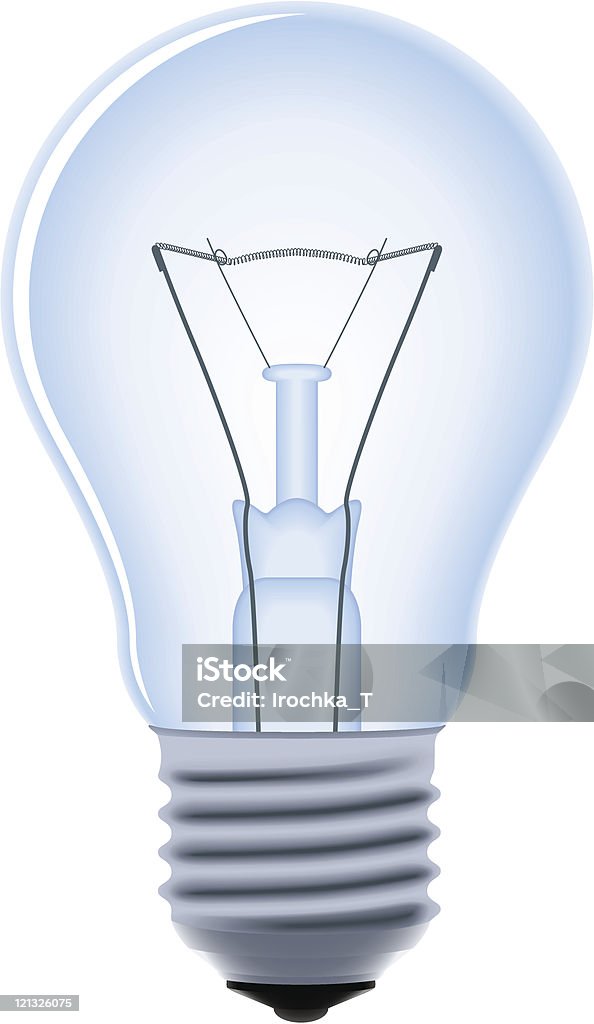 Классический Лампа накаливания - Векторная графика Без людей роялти-фри