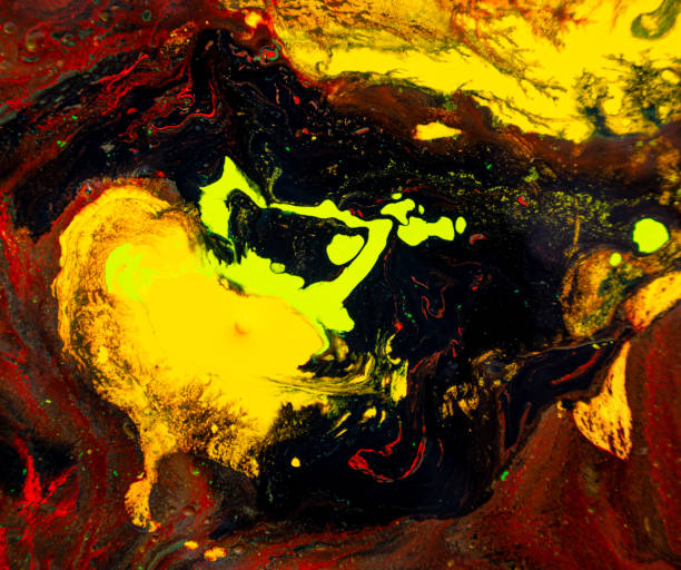 istock Background image of oil-paint palette 1213263596
