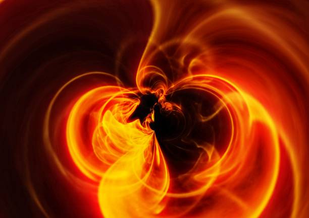 istock Abstract background of flames illuminating the dark 1213268695