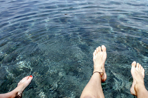 istock Feet in swimming pool 1213275438