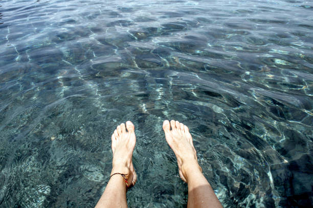 istock Feet in swimming pool 1213275487