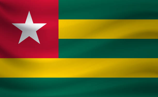 istock Waving flag of Togo. Vector illustration 1213279730