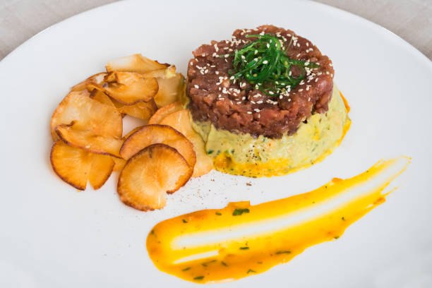 istock tuna tartar with avocado base 1213280448