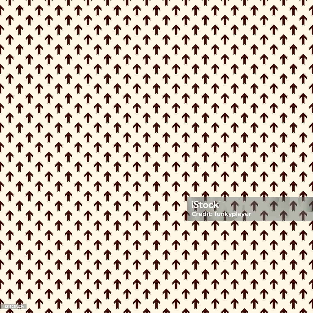 Interlocking Arrow Pattern Simple Modern Print With Interlocking Arrows Contemporary Abstract ...