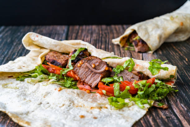 istock Turkish Shawarma Kebab with Cop Sis. 1213284669