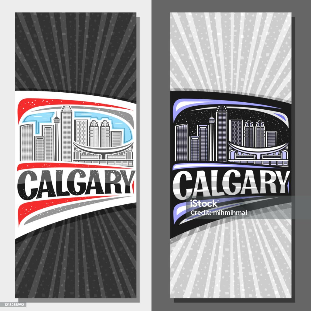 Calgary Vector Vector Layouts For Calgary Stock Illustration - Download Image Now ...