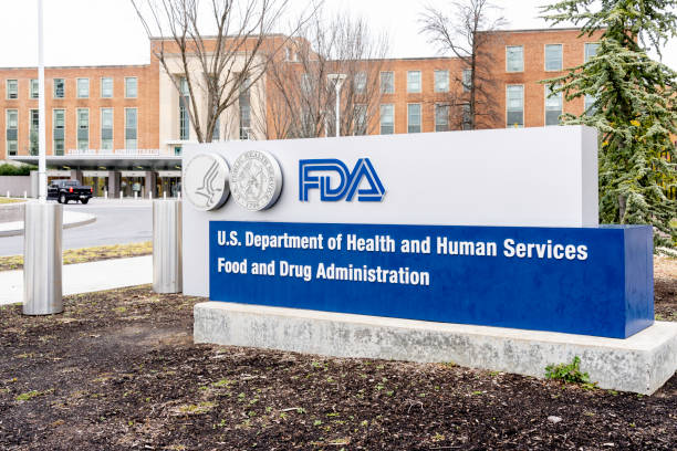 FDA headquarters at White Oak Campus in Silver Spring, Maryland, USA - January 13, 2020. The United States Food and Drug Administration (FDA) is a federal agency. Washington, D.C., USA- January 13, 2020: FDA Sign at its headquarters in Washington DC. The Food and Drug Administration (FDA or USFDA) is a federal agency of the USA. food and drug administration stock pictures, royalty-free photos & images
