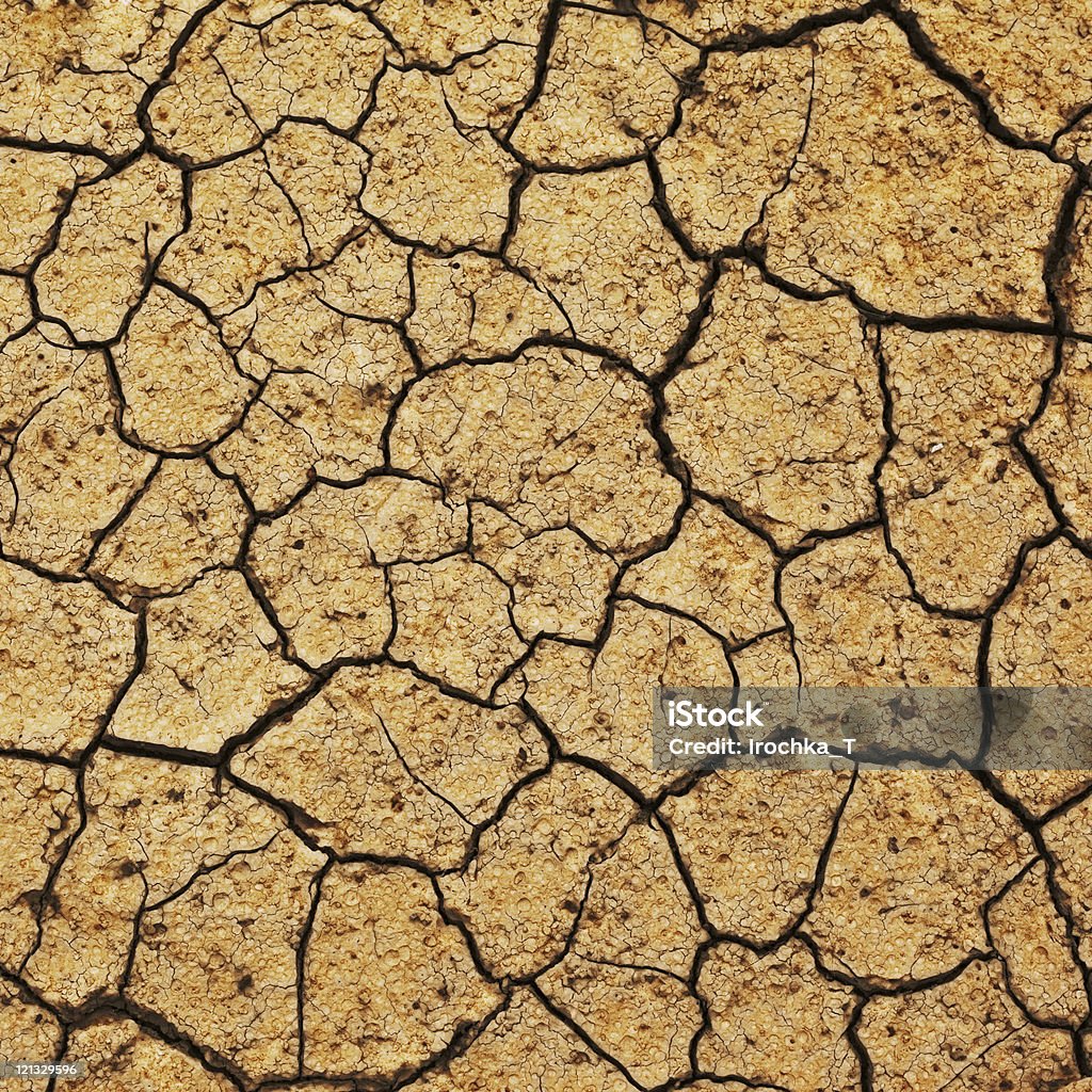 Campo de recién horneada a tierra - Foto de stock de Agrietado libre de derechos