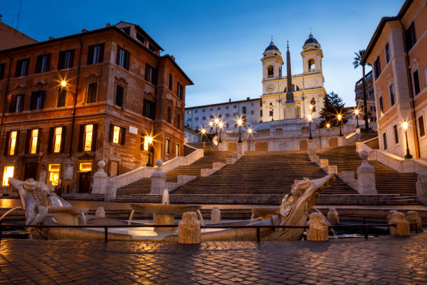 istock Spanish steps in Rome, Italy 1213299264