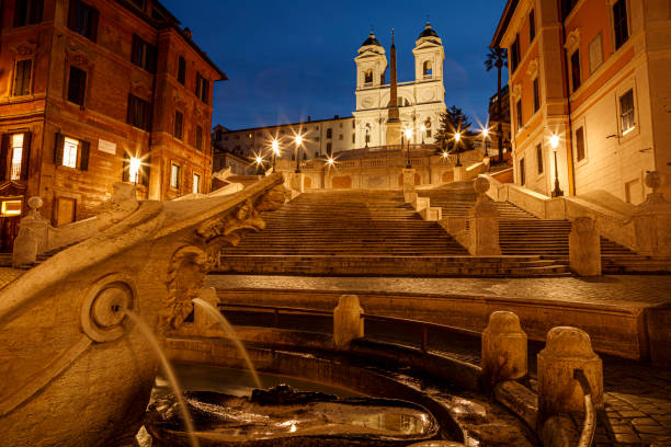 istock Spanish steps in Rome, Italy 1213300761