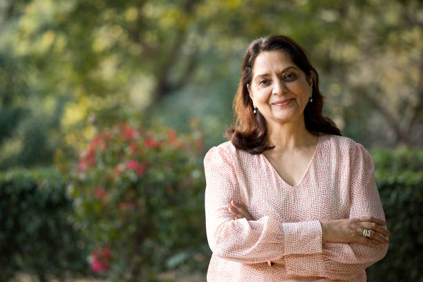 istock Senior woman looking at camera 1213300800