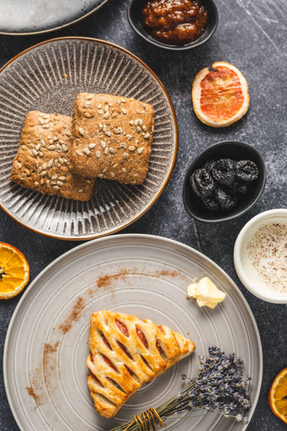 istock Baked pastry item for breakfast 1213301133