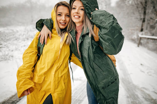 istock Funny day in snowy forest 1213302477