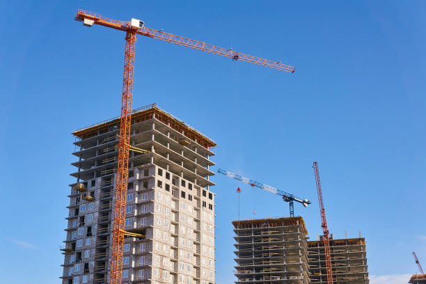 istock multistory buildings under construction, view against the sky 1213305935