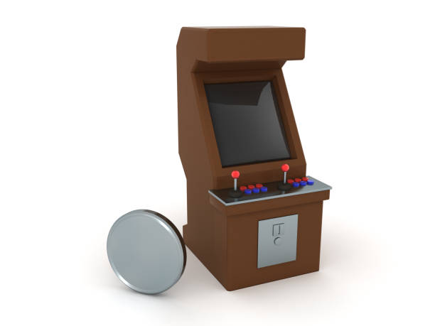 istock 3D Rendering of aracdec cabinet with quarter coin next to it 1213307127
